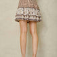 M.A.B.E. - Bani Print Mini Skirt