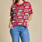 Stewart Simmons - The Sequin Repeat Tee Arkansas