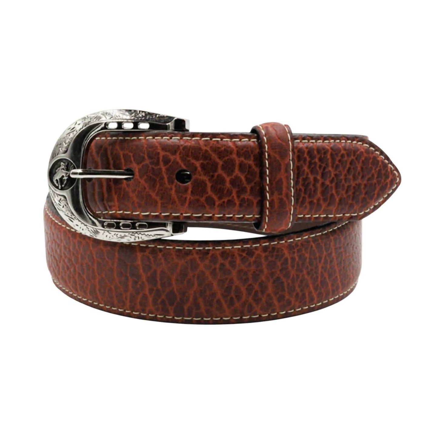 Lejon Leather Goods - Men's Vintage Bison Leather Bronco Usa Made Belt