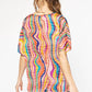 Entro - Kaleidoscope V-neck Top