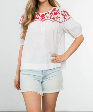 Thml - Scarlet Garden Blouse