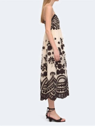 Sea - Joelle Appliqué Slip Dress