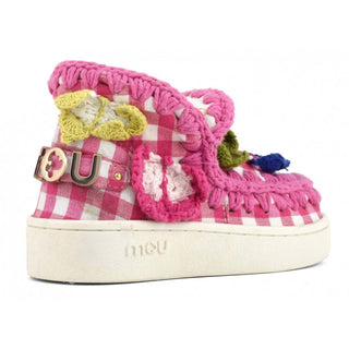 Mou - KIDS SUMMER ESKIMO SNEAKER WITH CROCHET BUTTERFLIES