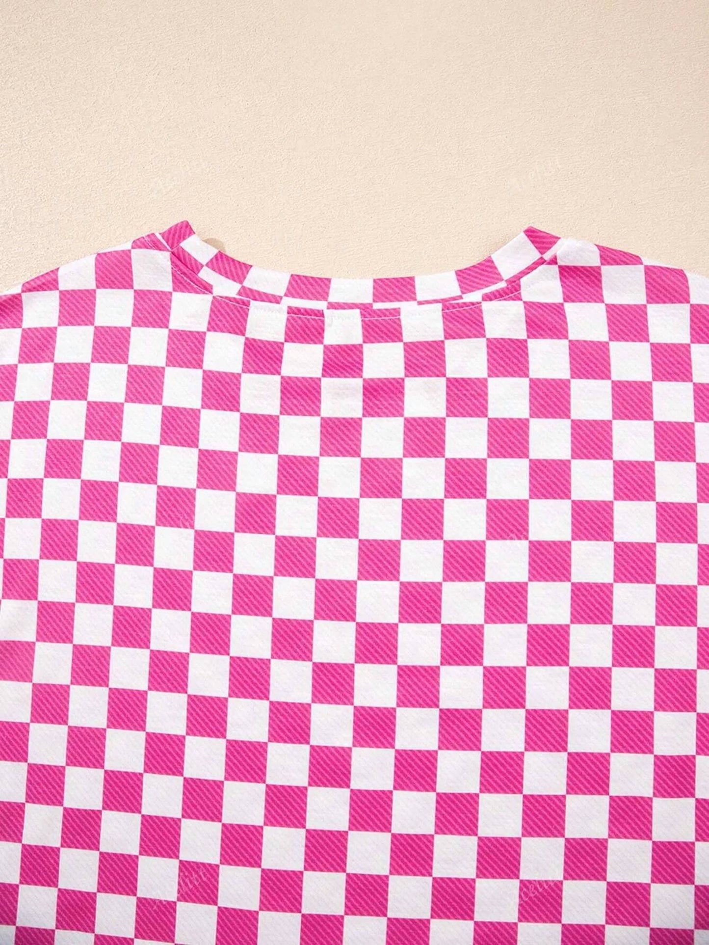 Aapparella - Women's Checkered 2-piece Skort Set