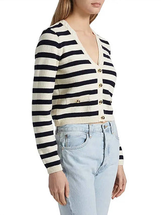 Frame - The Harbor Stripe Cardigan