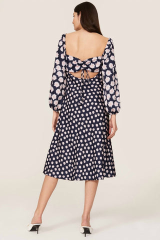 Sachin & Babi - Sachin & Babi Melody Floral Crepe Midi Dress Sz 10 $425