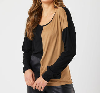 Angel Apparel - Vegan Leather Suede Top
