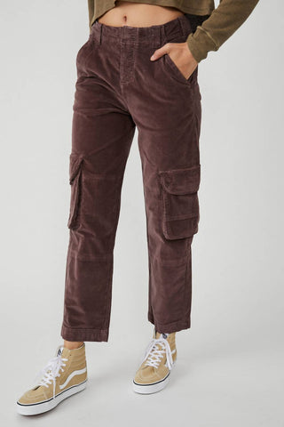 Free People - Hard Crushin Plush Cargo Pants