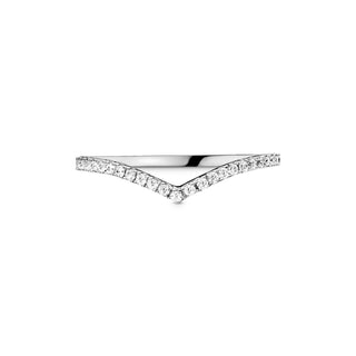 Pandora - Women's Sparkling Wishbone Ring
