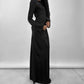 Rumored - Open Back Floral Textured Maxi Dress