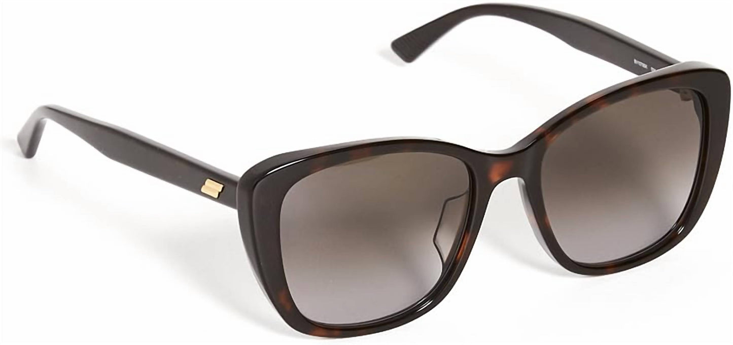 Bottega Veneta - Women's Minimalist Cat Eye Sunglasses