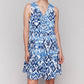 Charlie B - Printed Sleeveless Cotton Ruffle Dress