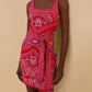 Farm Rio - Paisley Scarf Knit Mini Dress