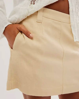 Free People - Can't Blame Me Mini Skirt