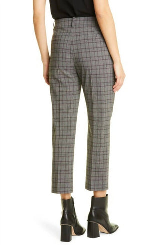 Theory - Cuff Straight Fluid Melange Crop Pants