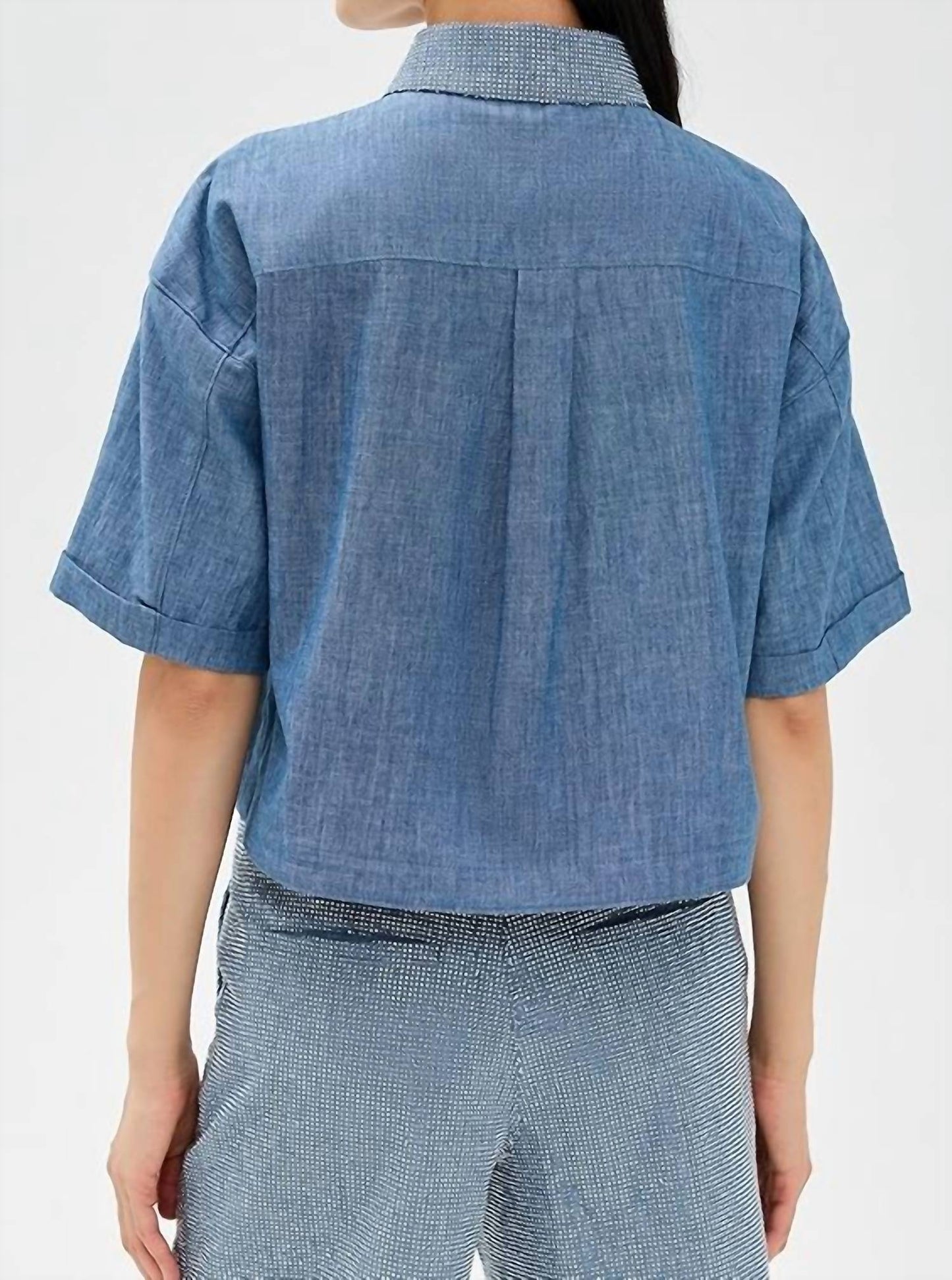 Cinq A Sept - Chambray Arno Top
