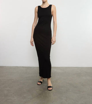 Enza Costa - LETTUCE EDGE BOATNECK DRESS