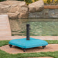 Wheelie Stylish Square Umbrella Base with Stainless Steel Handle
