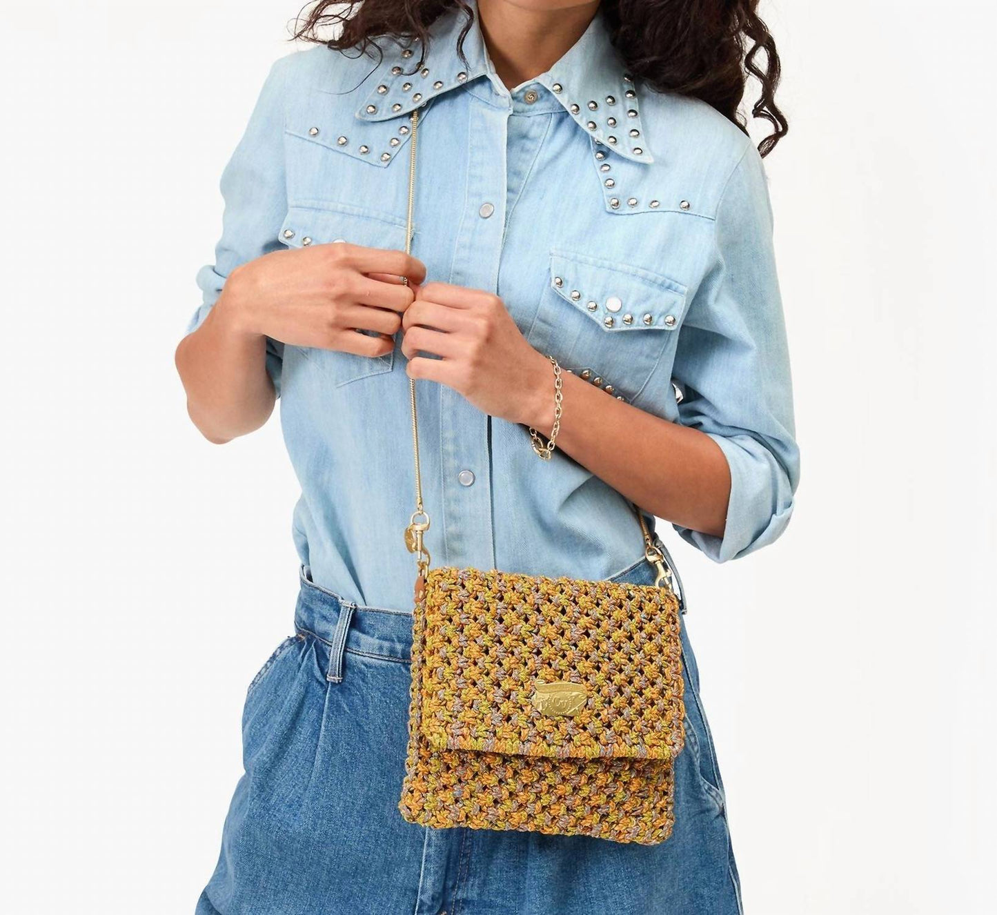 Clare V. - Women's Ramya Crochet Crossbody Bag