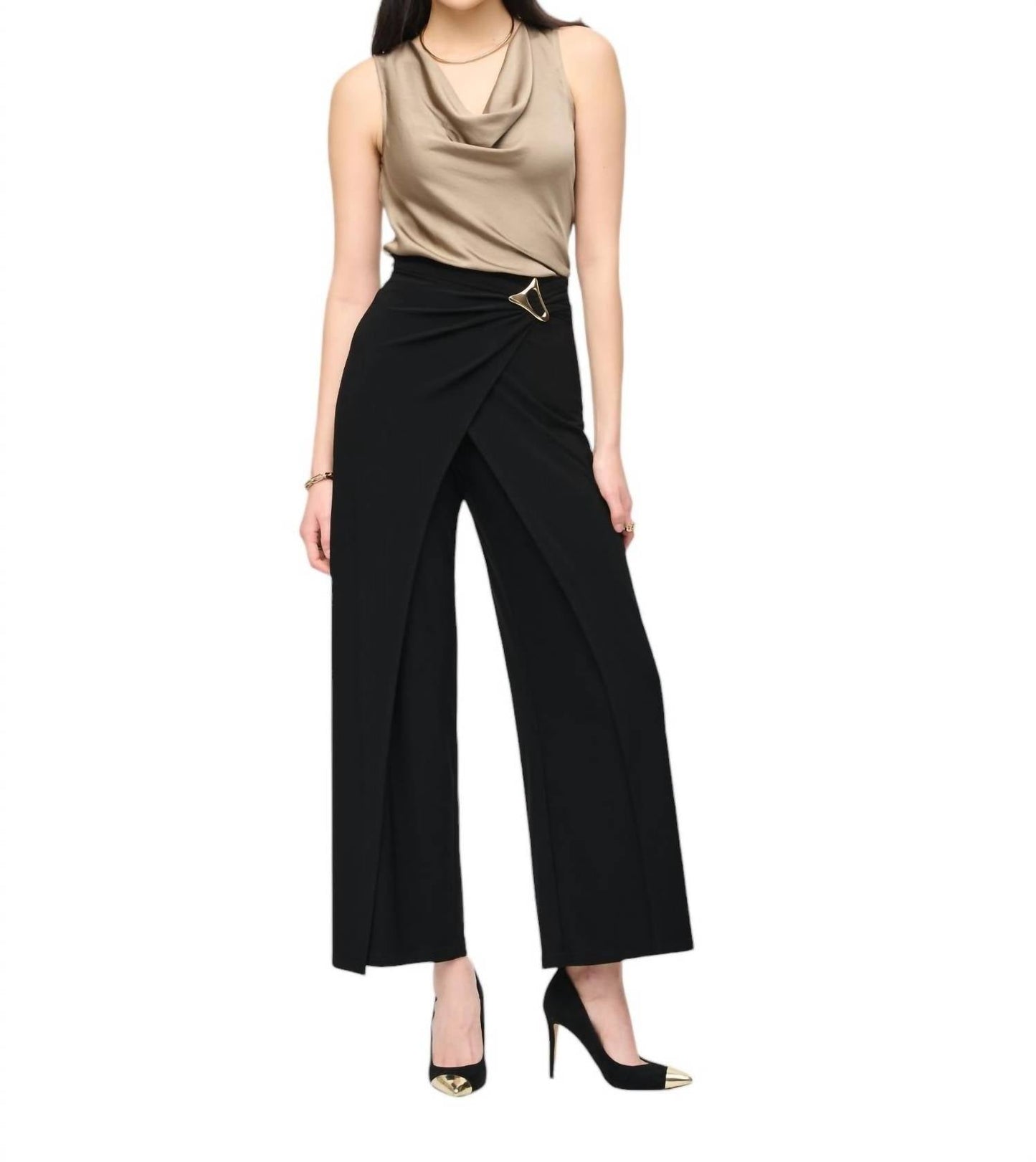 Joseph Ribkoff - HIGH-RISE WRAP TROUSER