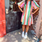 Entro - Fall Candy Stripe Dress
