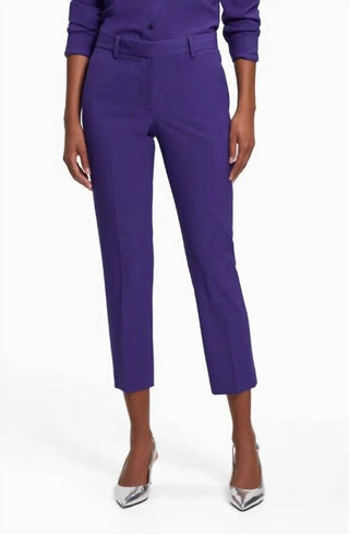 Theory - Treeca Crop Straight Wool Dress Pants
