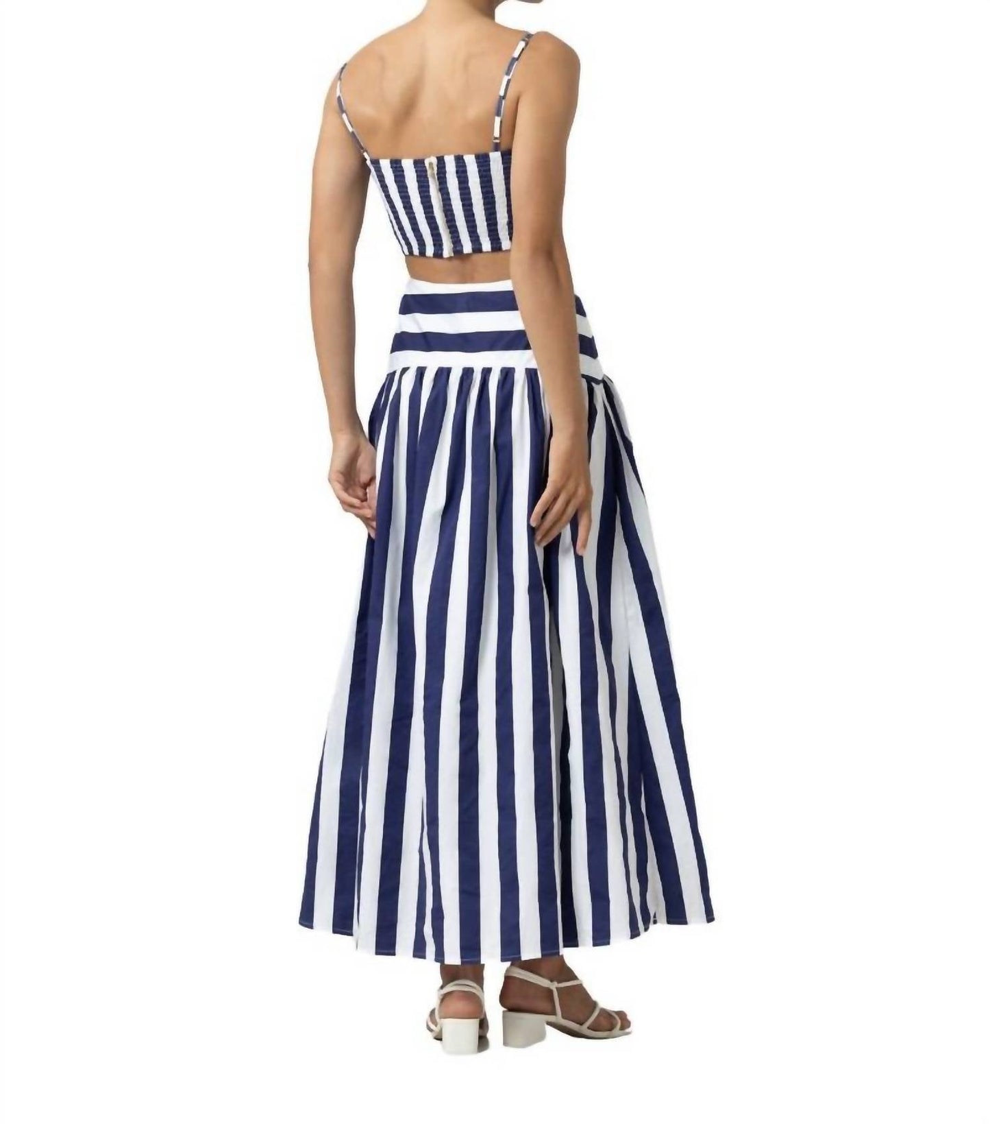 Lusana - Oliver Poplin Cquare Neck Top