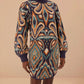 Farm Rio - Pineapple Ikat Knit Dress