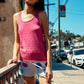 Replica Los Angeles - Rhinestone Studded Tank Top
