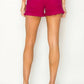 Risen - Mid Rise Frayed Hem Shorts