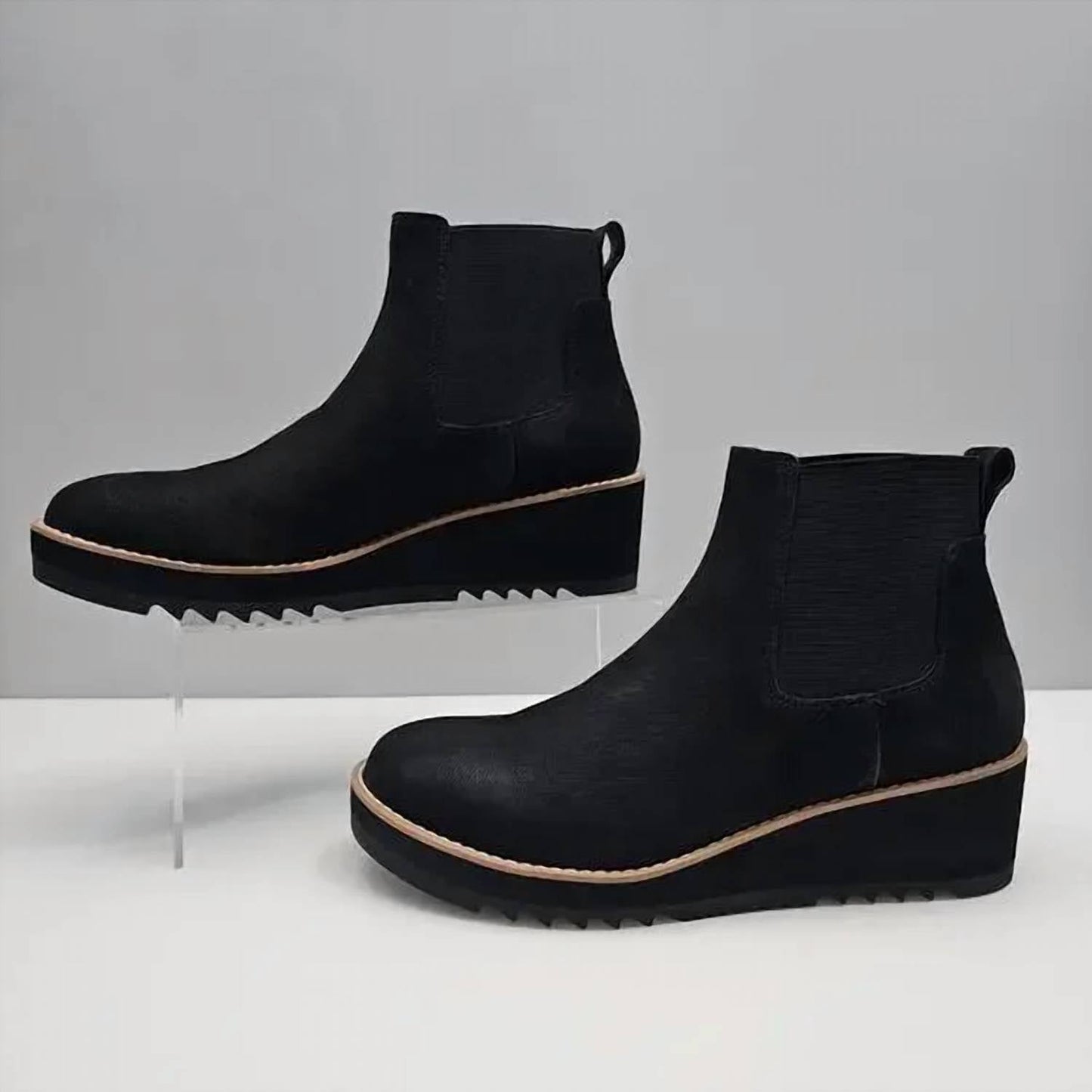 Eileen Fisher - Chelsea Suede Wedge Boots