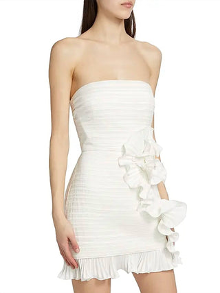 Amur - Isla Ruffle-trim Minidress