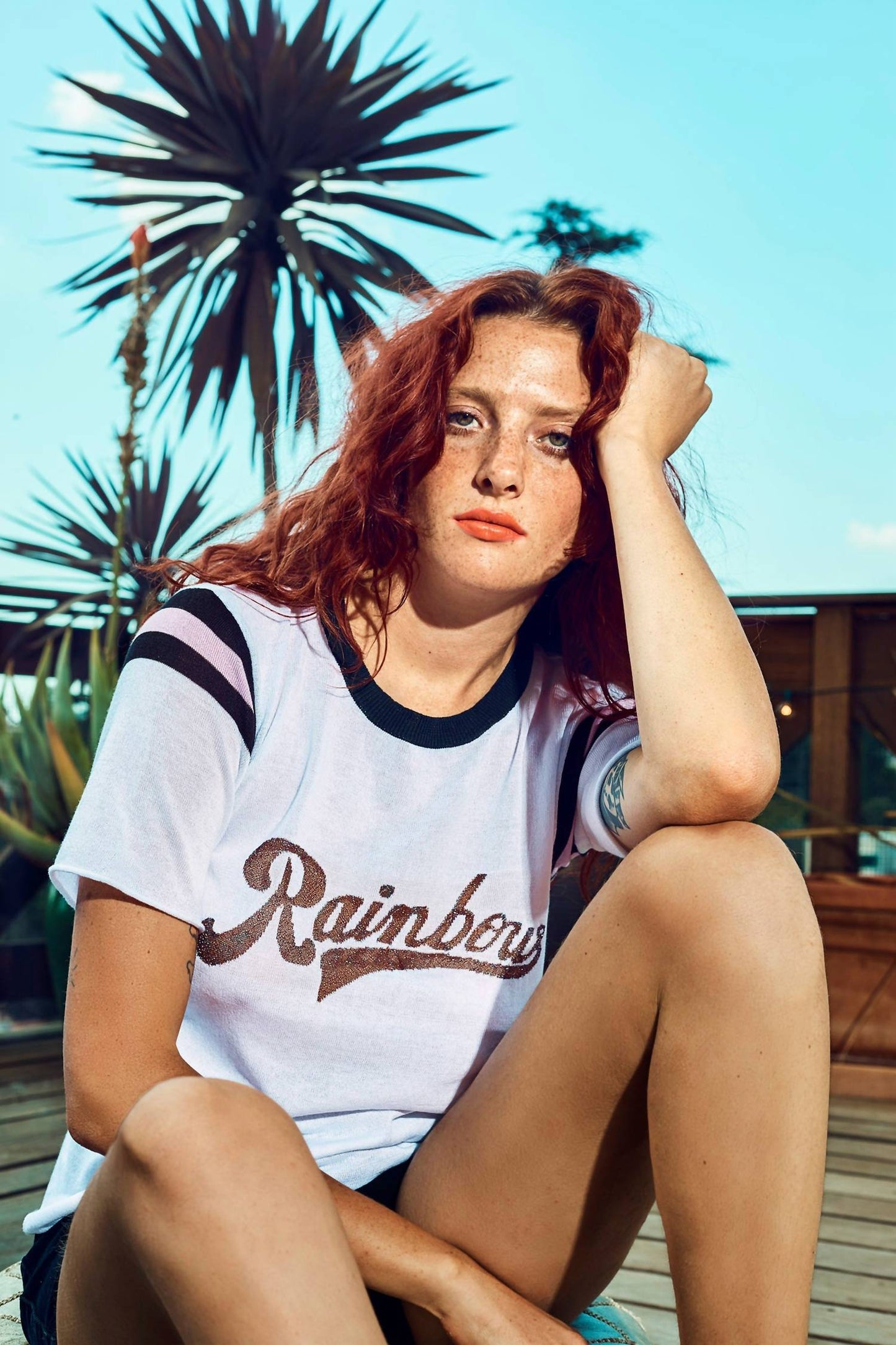 Replica Los Angeles - Rainbow Roller Derby Tee