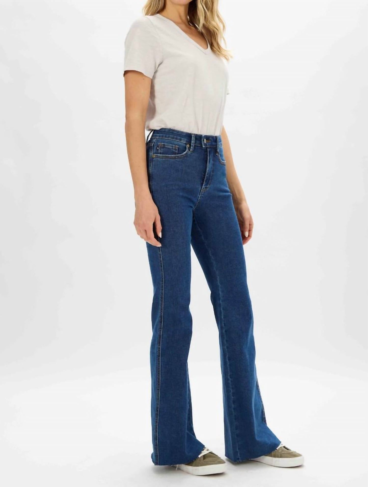 Judy Blue - High Waist Tummy Control Flare Jeans With Sorbtek Moisture Control