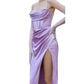 Ladivine - Satin Off The Shoulder Bridesmaids And Prom Dress