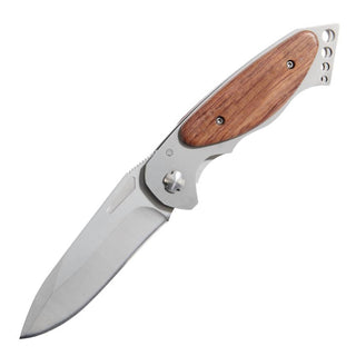 Creative Gifts International - Locking Pocket Knife with wood Handle