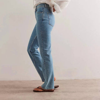 Free People - Xena Slim Straight Jeans