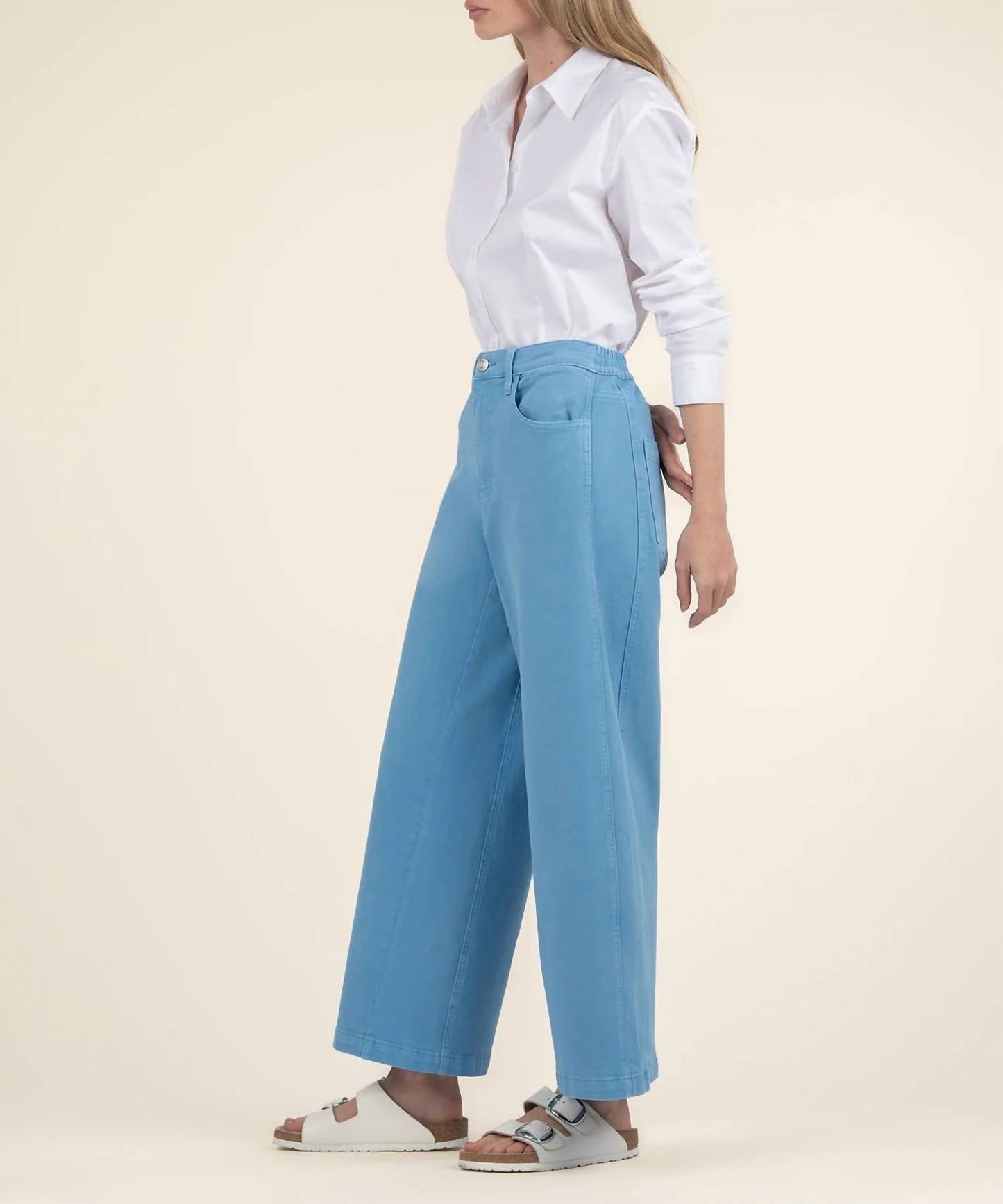 Kut From The Kloth - Women's Ash High Rise Wide Leg Pants