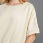 Trendsi - Umgee Full Size Lightweight Cropped Sweatshirt Plus Size