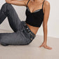 Good American - Ponte Crystal Knit Top