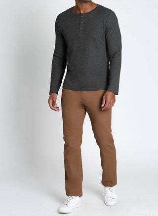 Jachs New York - Classic Waffle Henley Shirt