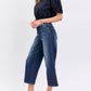 Judy Blue - Mid Rise Tummy Control Wide Leg Jeans