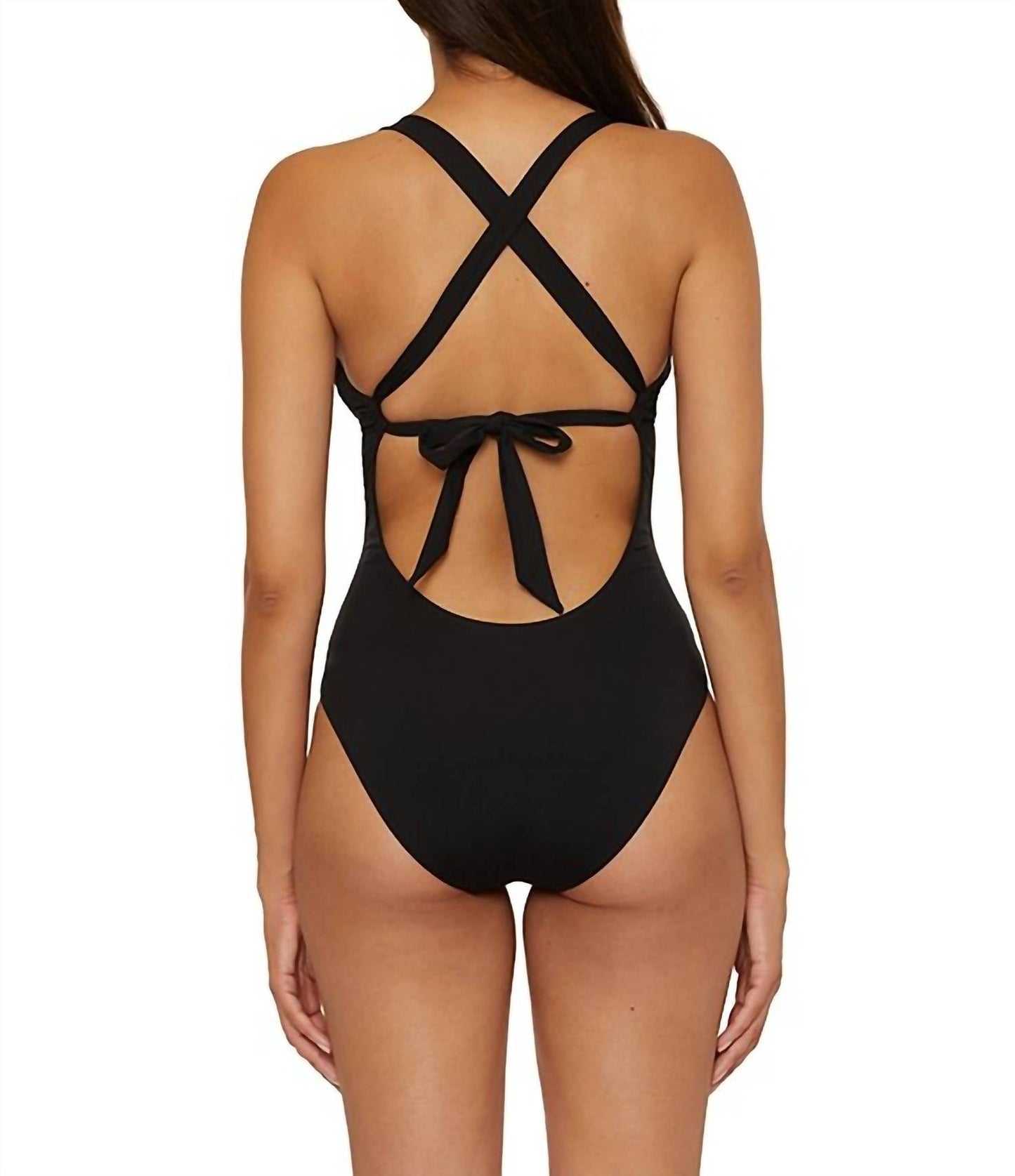 Becca By Rebecca Virtue - Solid Marble Canyon Ring One Piece Swimsuit