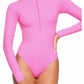 Skims - Fits Everybody Zip Long Sleeve Bodysuit