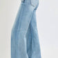 Trendsi - Risen Full Size Mid Rise Wide Jeans With Front Patch Pocket Plus Size