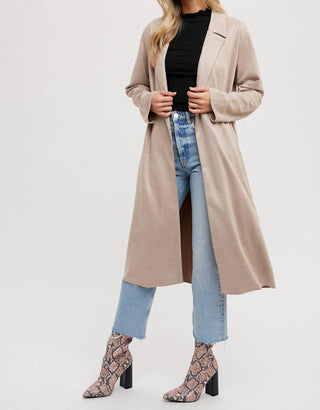 Bluivy - Brittney Faux Suede Coat