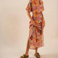 Care Tucker - Beatrice Mesmerized Pattern Kaftan Dress