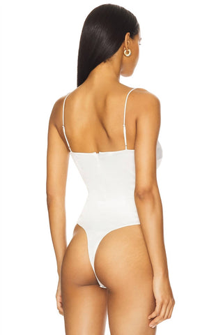 L'Agence - Dara Plunge Neck Bodysuit