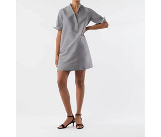 Ann Mashburn - Elbow Sleeve Frill Dress