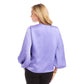 Karen Kane - Keyhole Crossover Satin Top